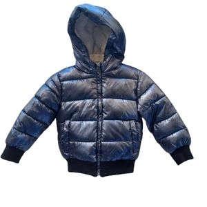 Tahari Kid's Metallic Puffer Jacket